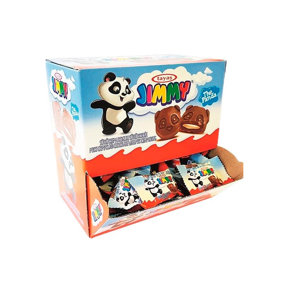 Шоколадные фигурки в виде панды Jimmy Milky 1000гр
