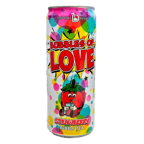 Чайный напиток Bubblies of Love Strawberry м ж/б 320мл