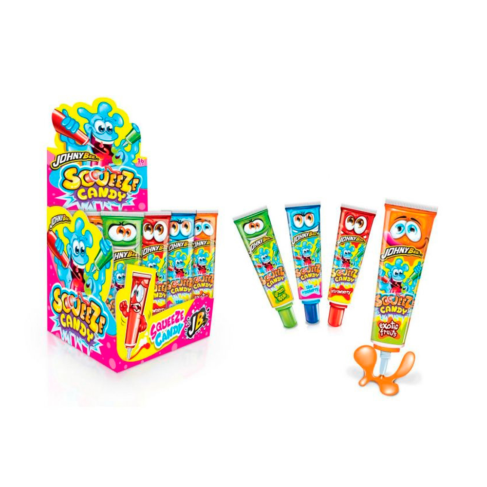 Жидкая конфета Johny Bee SqueeZe (в тюбике)  44гр