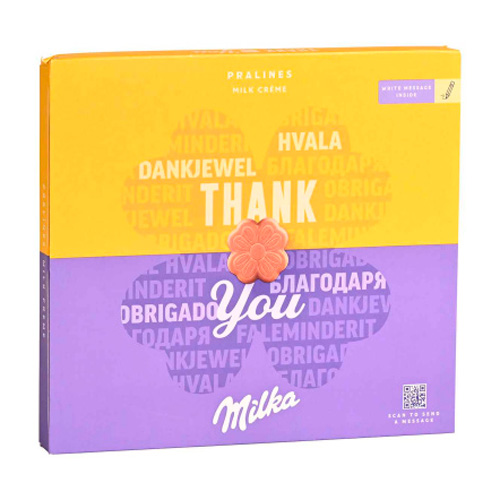 Шоколадные конфеты  Milka Thank You Milk Creme   110гр