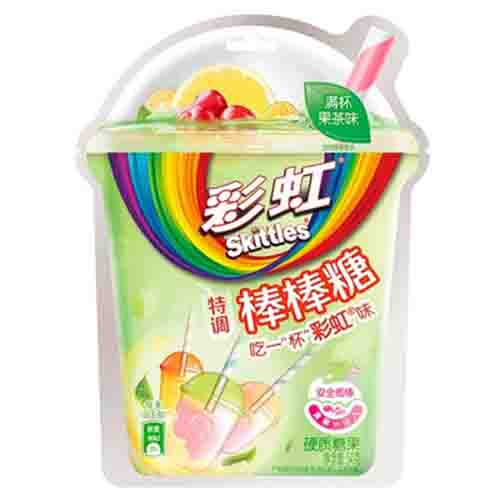 Леденцы Skittles Fruit Coctail Green (зеленый пак)  54гр