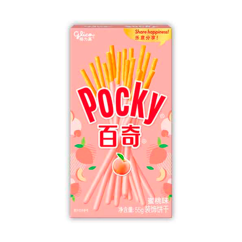 Бисквитные палочки Pocky Peach   55гр