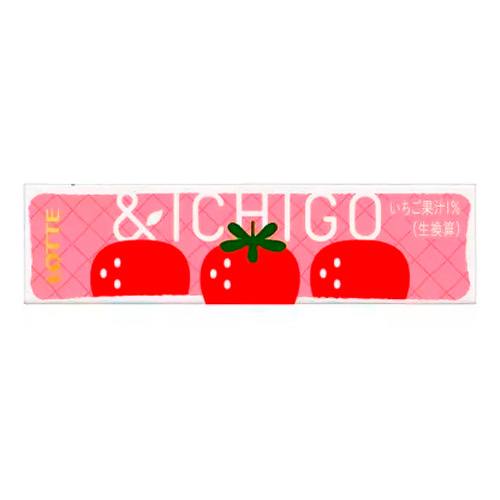 Жев.резинка Lotte & Ichigo   26,1гр