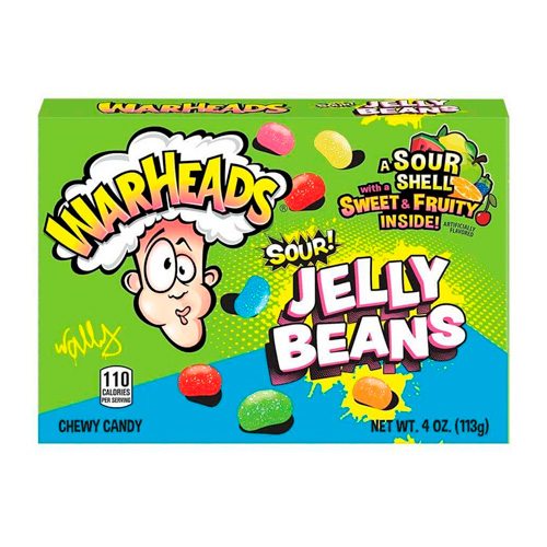 Конфеты Warheads Sour Jelly Beans   113гр