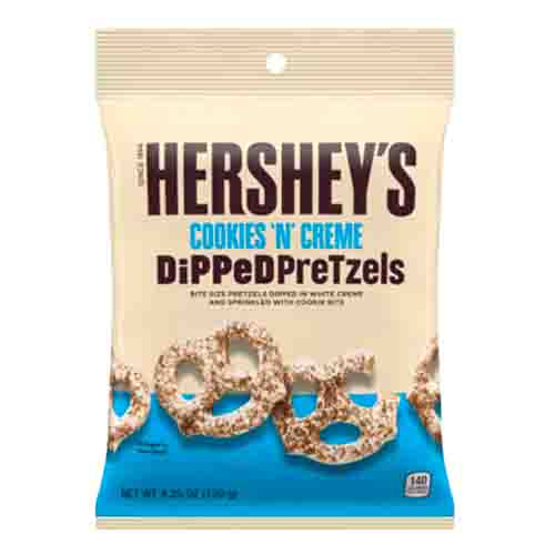 Крендели Hershey's Cookies'N'Creme Dipped Pretzels 120гр