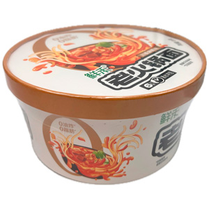 Лапша Wangbaiji со вкусом острого кунжутного соуса по-сычуаньски   100гр