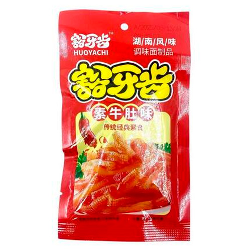 Снек Huoyachi со вкусом говяжьего рубца   20гр