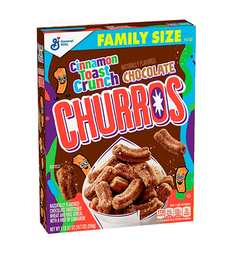 Готовый Завтрак Cinnamon Crunch CHURROS с корицей 337гр