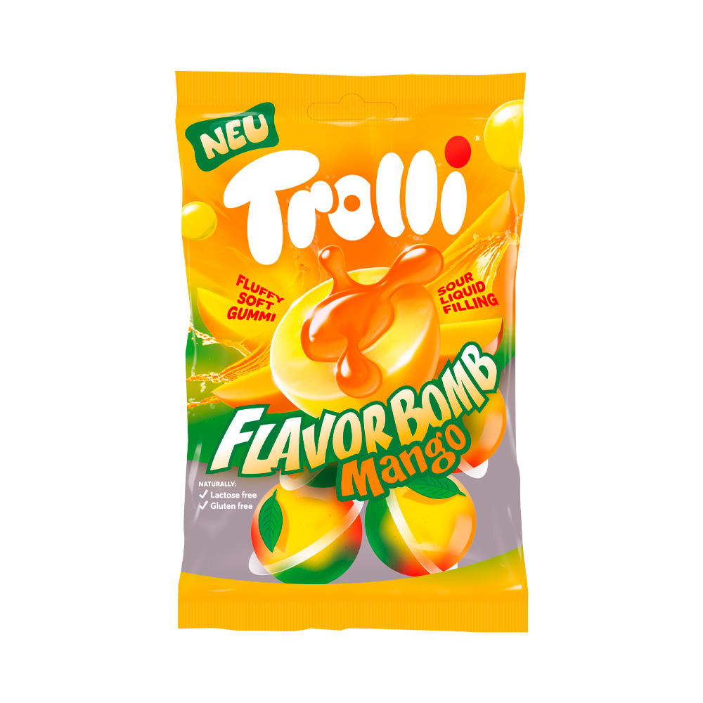 Жев.мармелад Trolli Flavour Bomb Mango   75гр