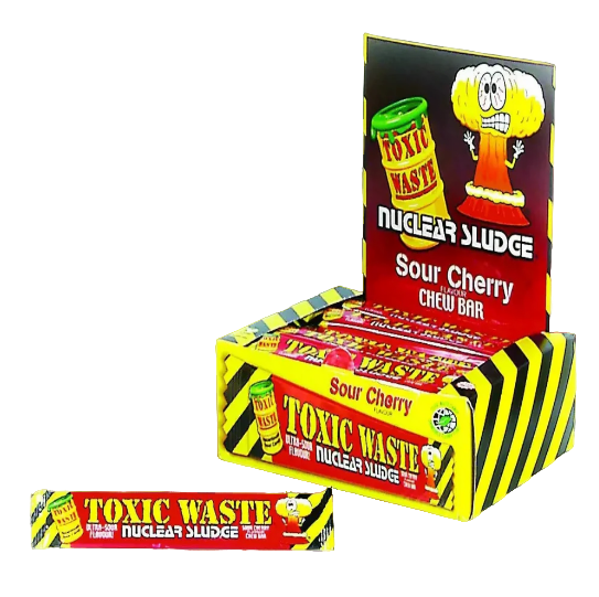 Жев.конфета Toxic Waste Nuclear sludge Cherry    20гр