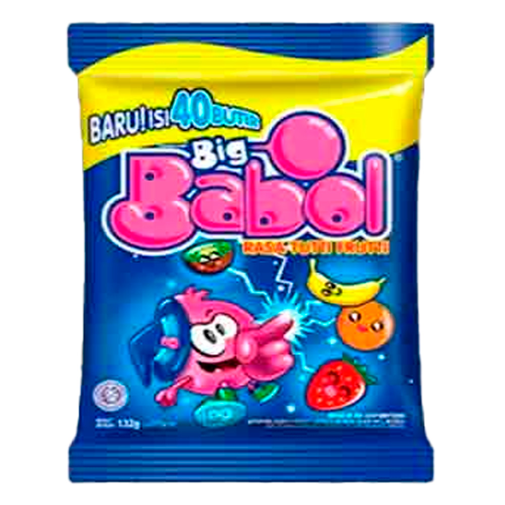 Жев.резинка Big Babol Tutti-Frutti 132гр