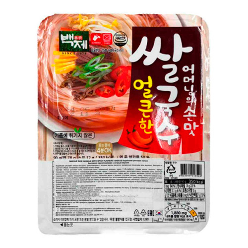 Лапша Baekje SPICY FLAVOUR  пакет 92гр