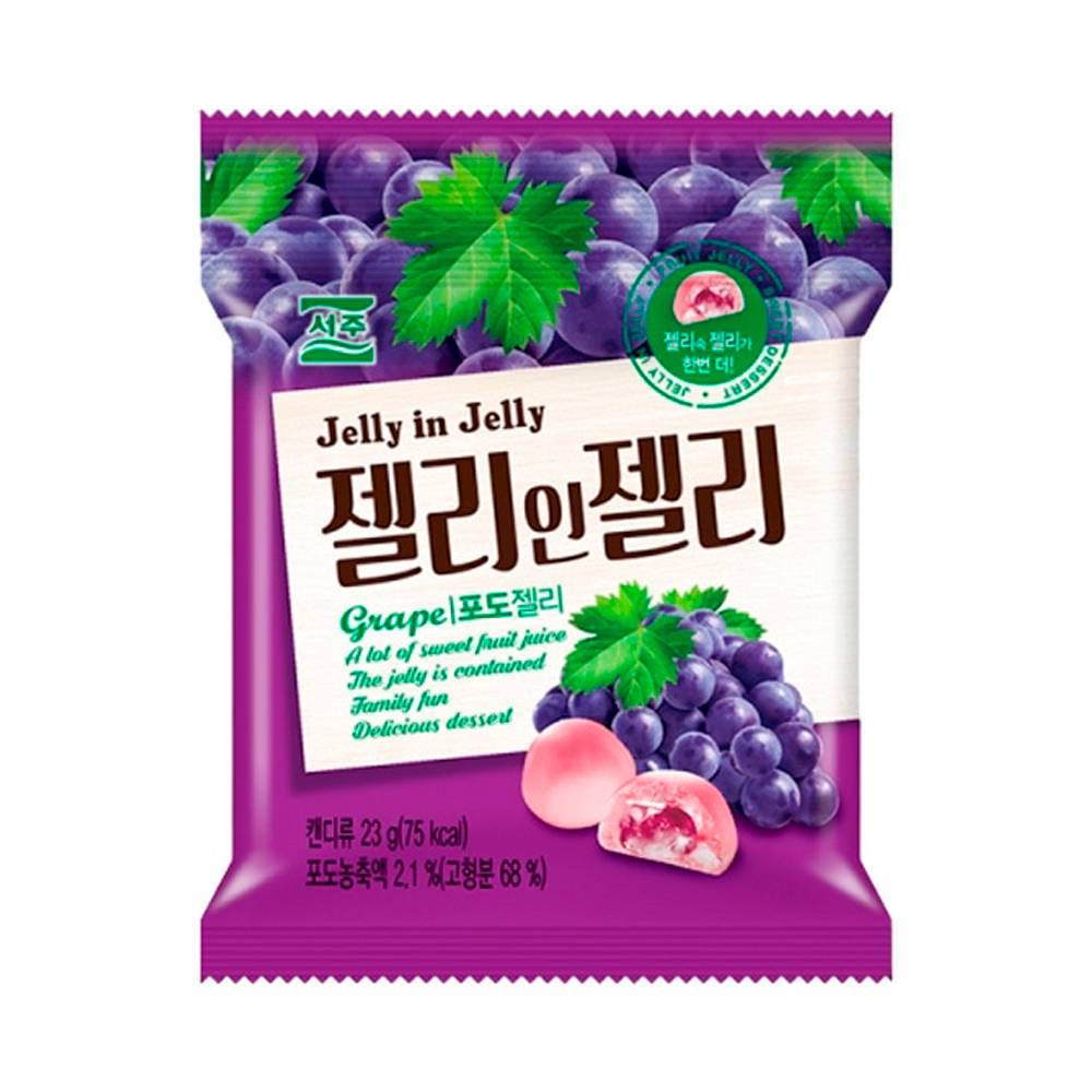 Жев.мармелад Seoju Jelly in Jelly grape   23гр