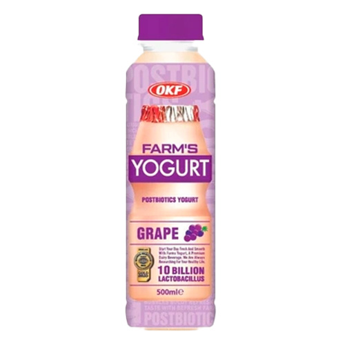 Напиток OKF Farms Yougurt Grape    500мл