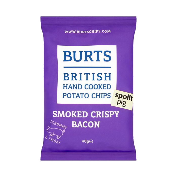 Чипсы картофельные "Burts Smoked Crispy Bacon" 40гр