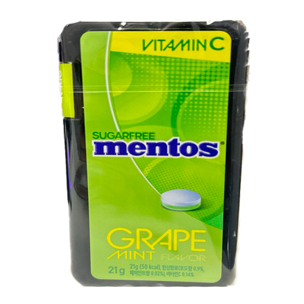 Конфеты Ментос Grape Mint Виноград 21гр