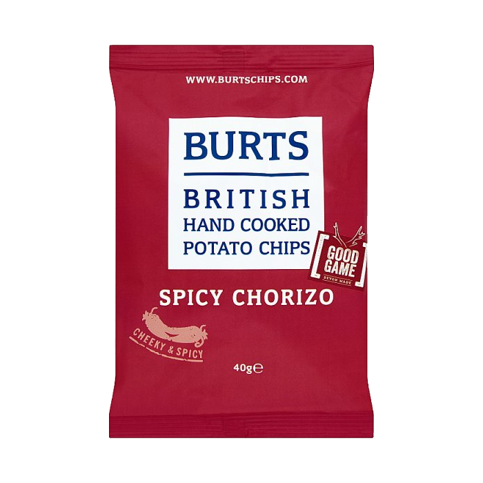Чипсы картофельные "Burts Spicy Chorizo" 40гр