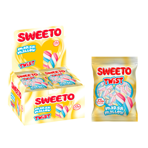 Зефир Sweeto Twist в пакетиках косички 30гр