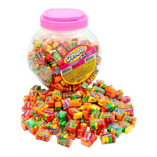 Жев.резинка КандиКлаб Gumster 4в1   5гр