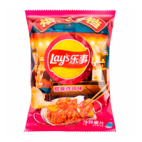Чипсы Lay's NPC Sweet Spicy Fried Chicken   70гр