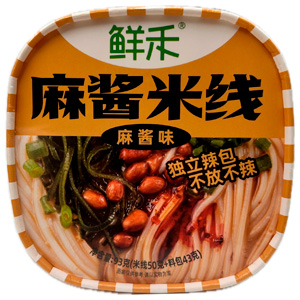 Лапша Wangbaiji Wangbaiji со вкусом соуса из кунжутной пасты   93гр