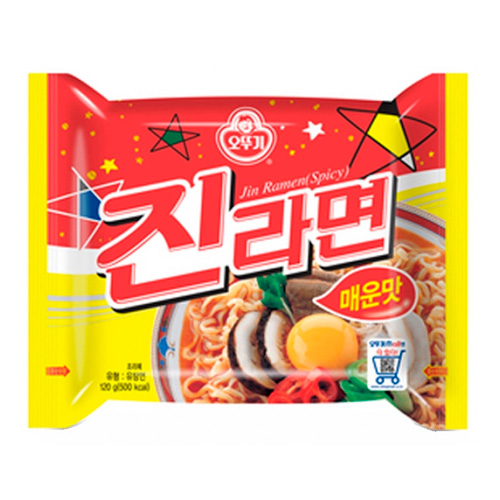 Лапша Ottogi Jin Ramen Spicy   120гр