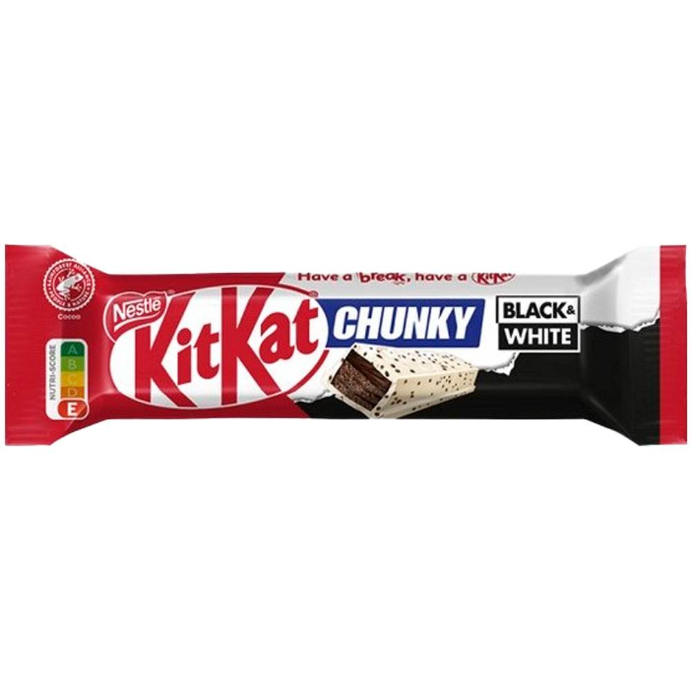 Шоколадный батончик Nestle KitKat Chunky Black & White    42гр