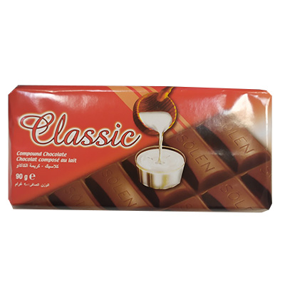 Шоколад молочный CLASSIC 90гр Турция