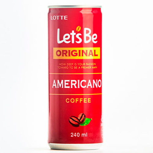 Кофе let's be в банках 240 мл. Americano