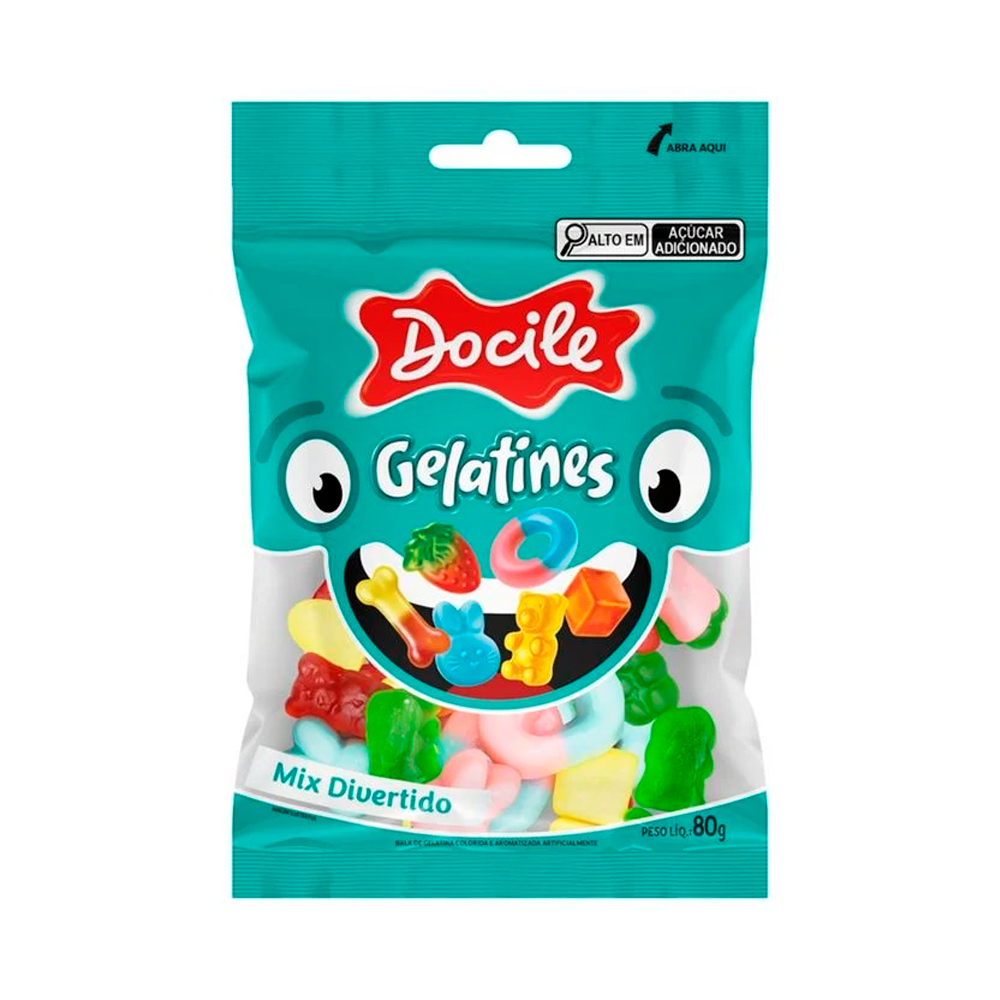Жев.мармелад DOCILE Assorted Mix   80гр