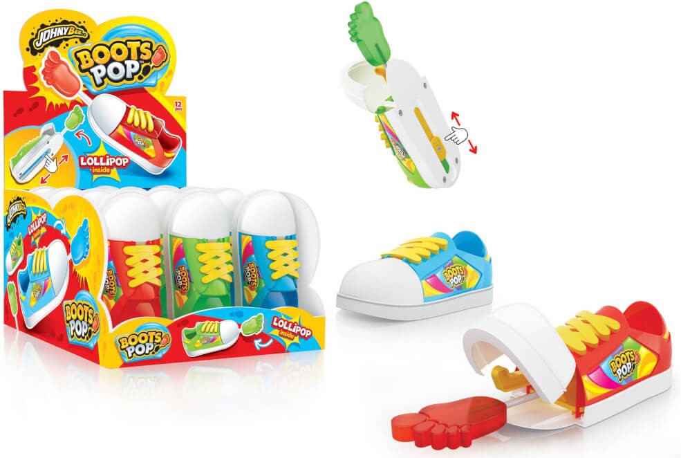 Леденец Johny Bee Boots Pop   30гр