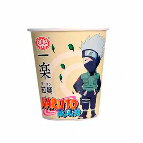 Лапша Naruto со вкусом курицы и грибов (желтая) 61гр