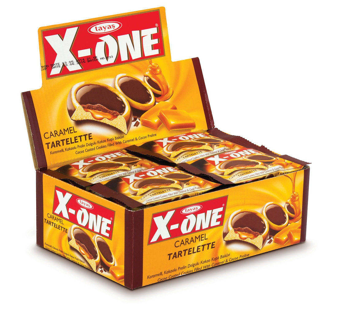 Печенье X-ONE Tartelette Карамель 20гр