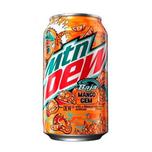 Газ.напиток Mountain Dew Mango Gem  США  355мл