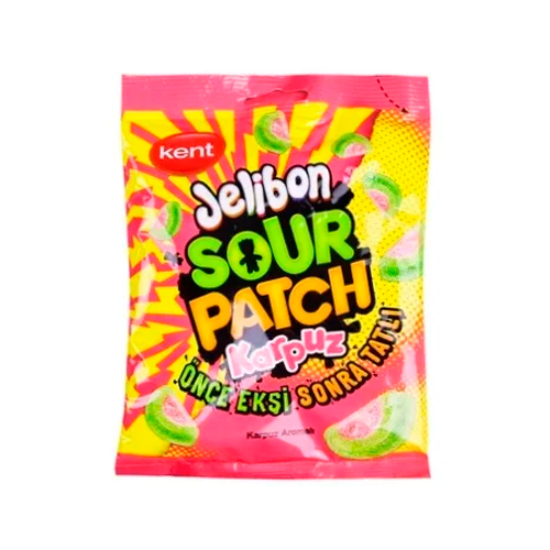 Жев. мармелад со вкусом Арбуза Jelibon Sour Patch Karpuz 160гр.