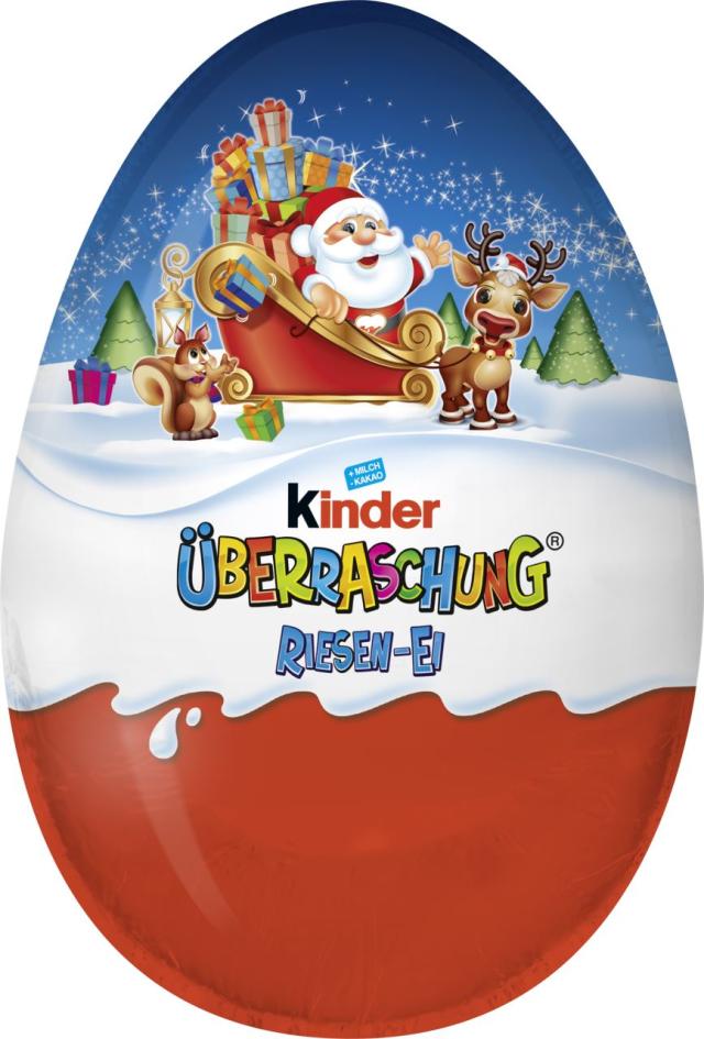 Шоколадное яйцо Kinder Surprise Giant Classic   220гр