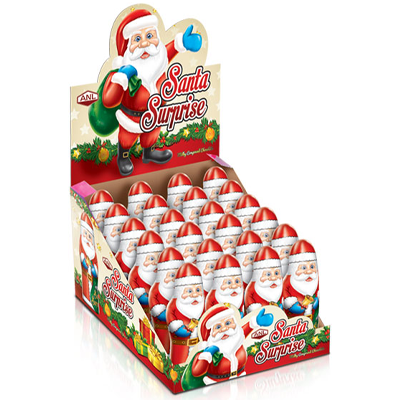 Шоколад Santa surprise ДЕД МОРОЗ с сюрпризом   38гр