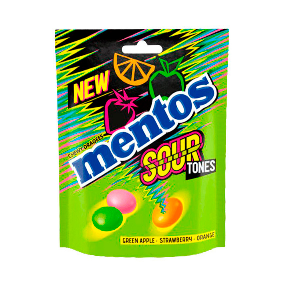 Жев.конфеты Mentos Sour Tones   140гр