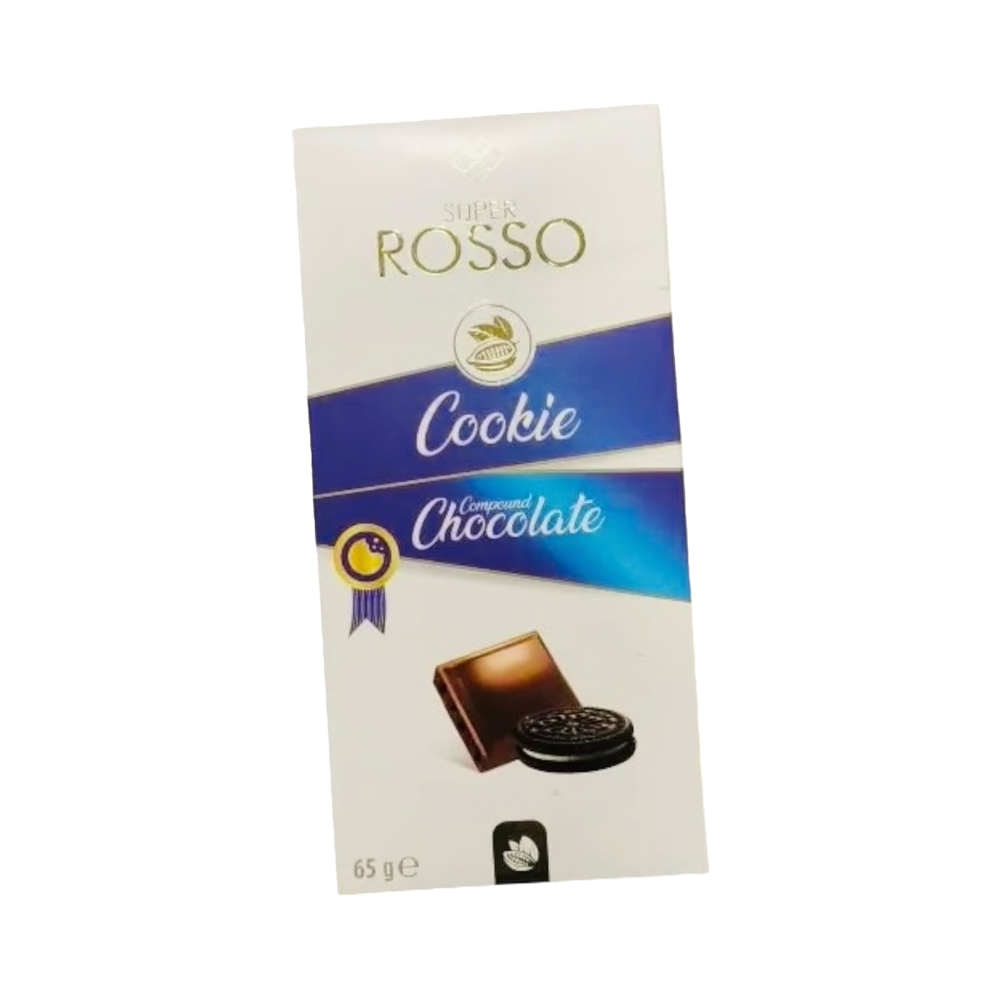 Шоколад ROSSO с печеньем Орео   65гр