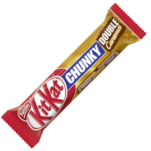 Шоколадный батончик KitKat Chunky с соленой карамелью   42гр