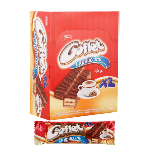 Вафли Goflet Chocolate Cappucino Wafers 28гр