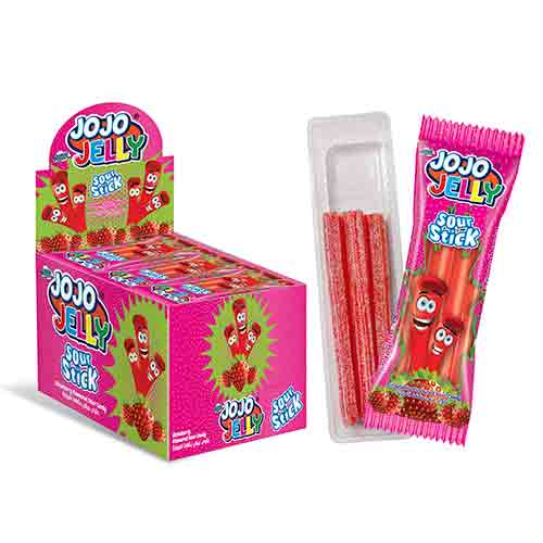 Жев.мармелад JoJo Sour Stick Strawberry 20гр