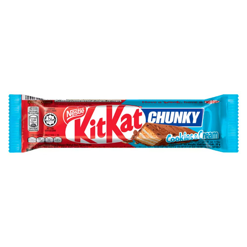 Шоколадные батончики KitKat Chunky Cookies & Cream   38гр
