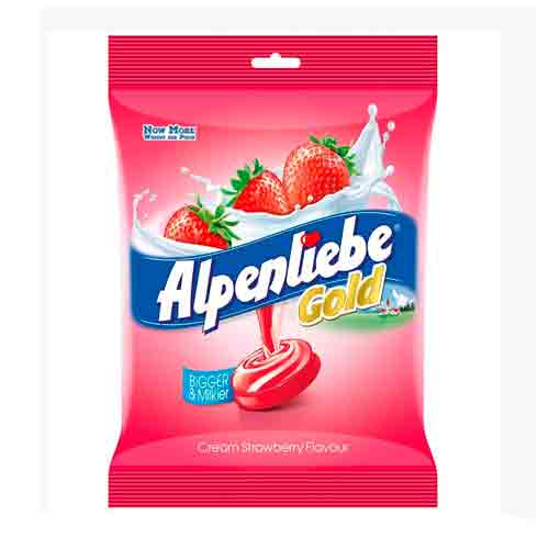 Конфеты Alpenliebe Strawberry 125гр