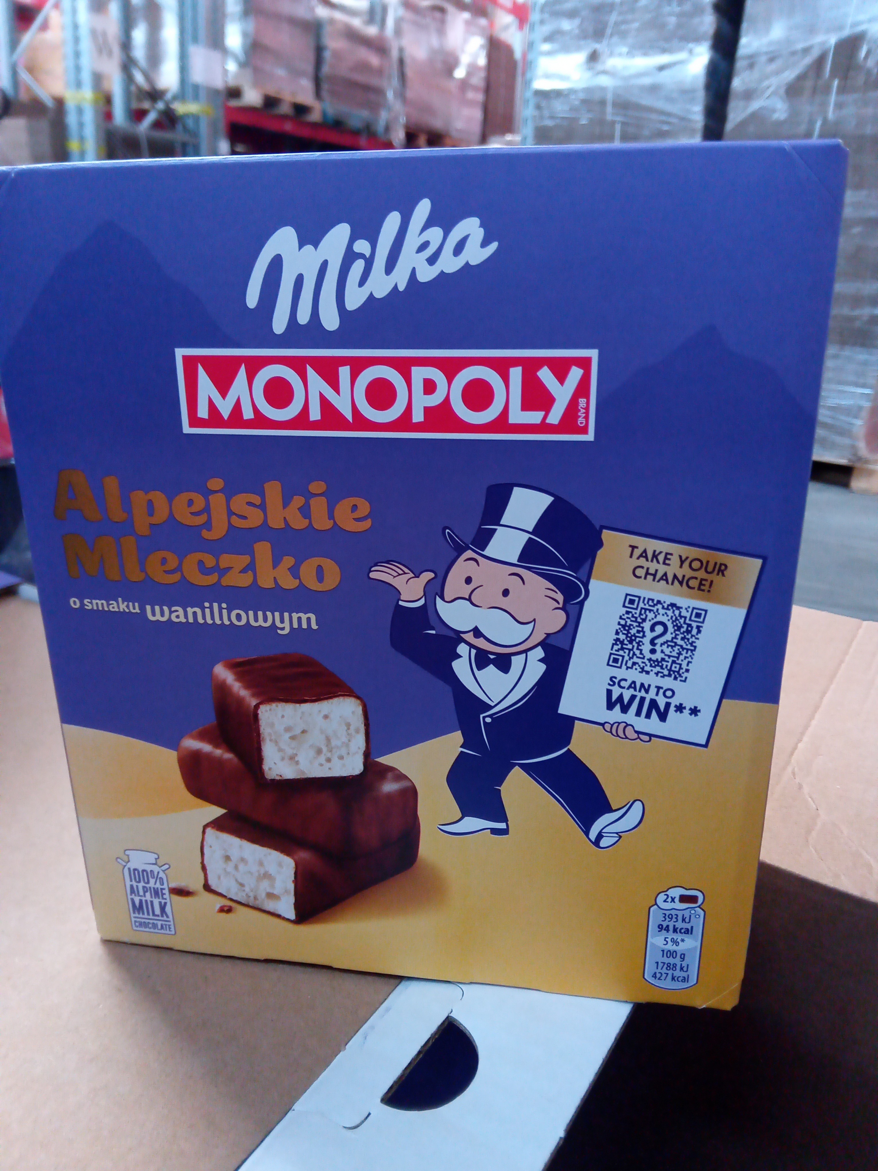 Конфеты Milka Альпийское молоко Ваниль   330гр
