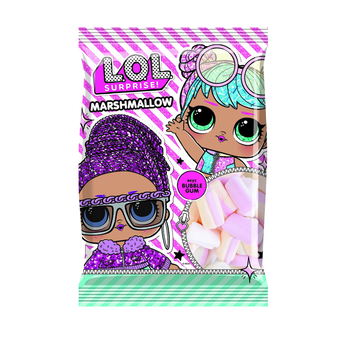 Маршмеллоу LOL со вкусом Bubble Gum (для жарки) 100гр