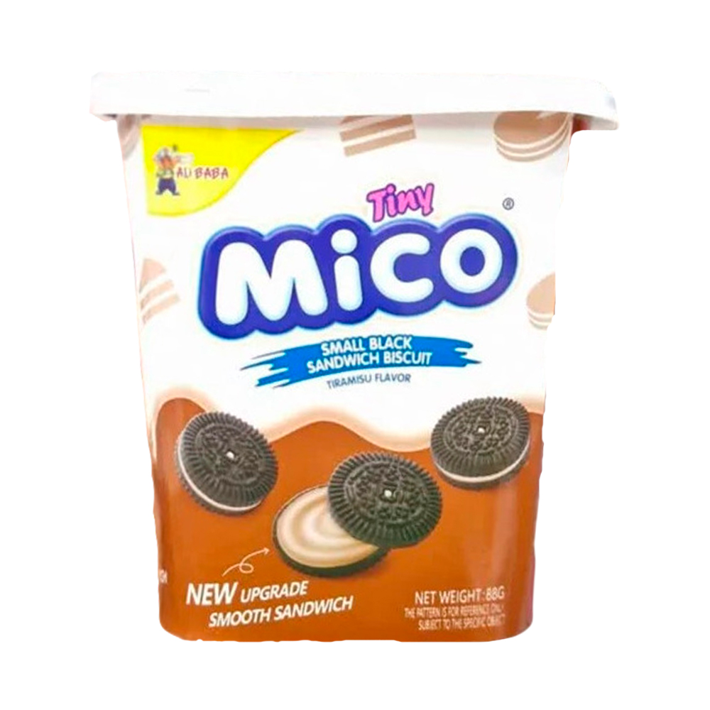 Печенье Tiny Mico Small Black Sandwich Biscuit Tiramisu   88гр