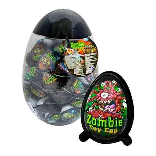 Сладкий набор с игрушкой-сюрпризом Zombie Toy Egg 8гр