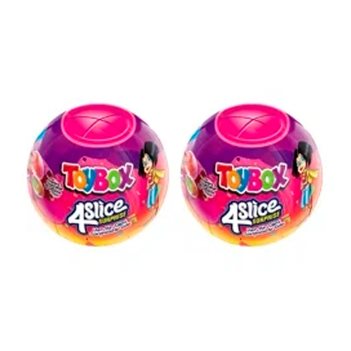Сюрпризный мячик Toybox 4 slice для девочек 10гр.