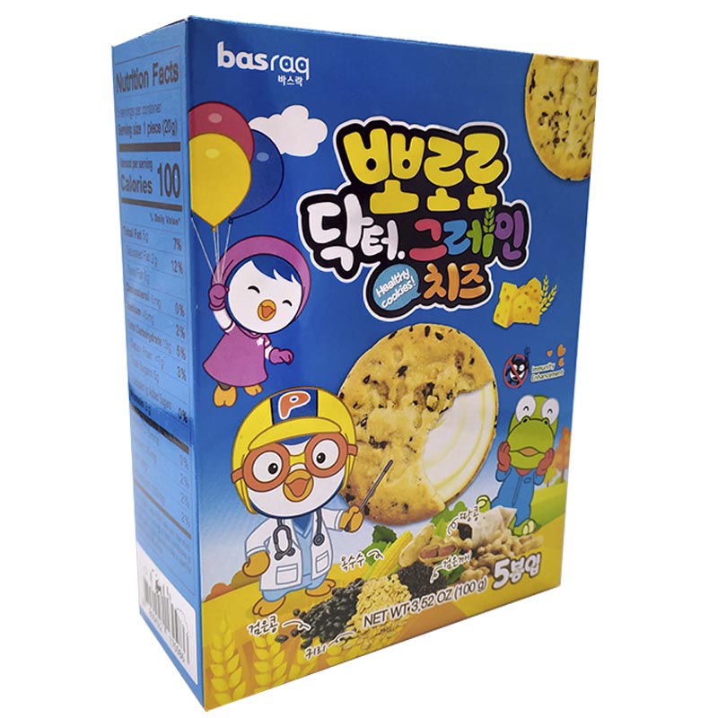 Печенье Pororo Dr. Grain cheese 100гр